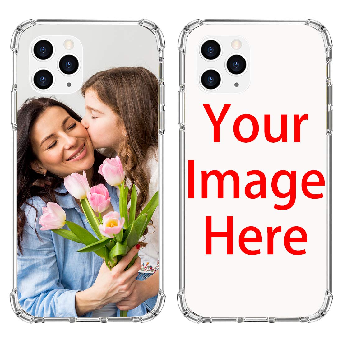 Custom Personalized Phone Case for iPhone 7/8/11/12 Series - Slim Flexible TPU Shockproof Cover with Lifeproof Protection (Perfect for Daily Use, Travel & Outdoor Activities)