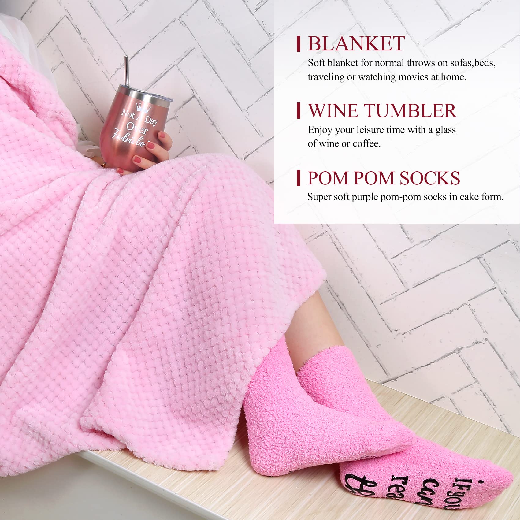 Get Well Soon Gift Basket for Women - Thoughtful Care Package with Cozy Blanket, Socks & Tumbler | Post-Surgery Recovery, Sympathy & Encouragement Present for Female Friends | Perfect for Hospital Stay, Home Recovery & Cheering Up Loved Ones