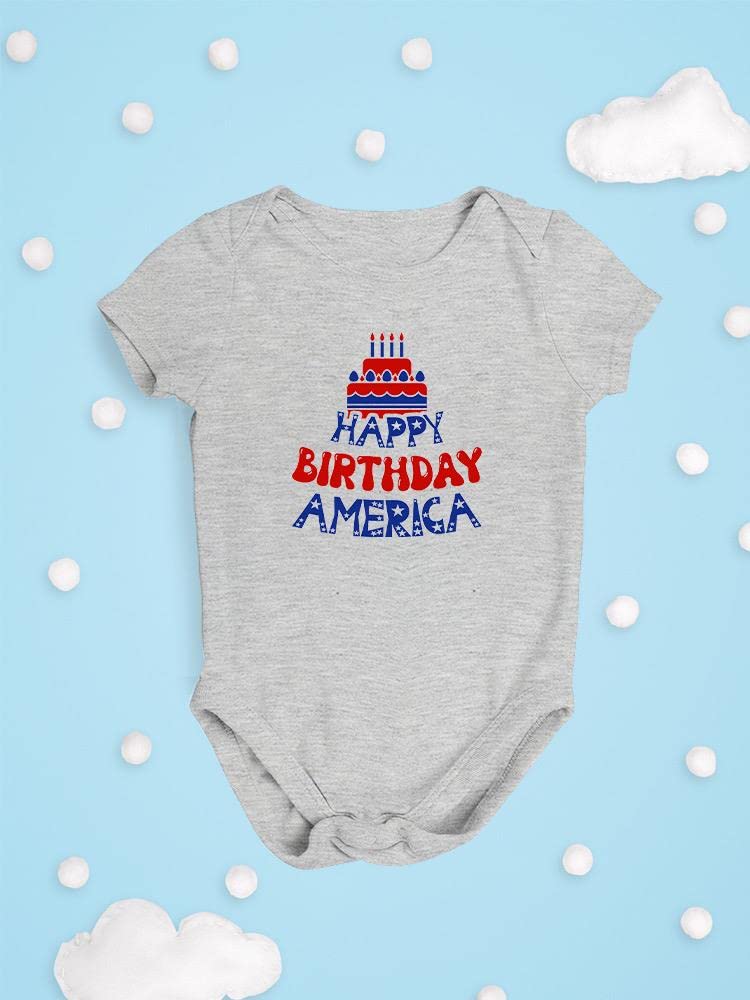 Smartprints 4th of July Patriotic Baby Bodysuit - Cute American Flag Outfit for Infants & Toddlers - Perfect for Independence Day Celebrations & Photo Shoots