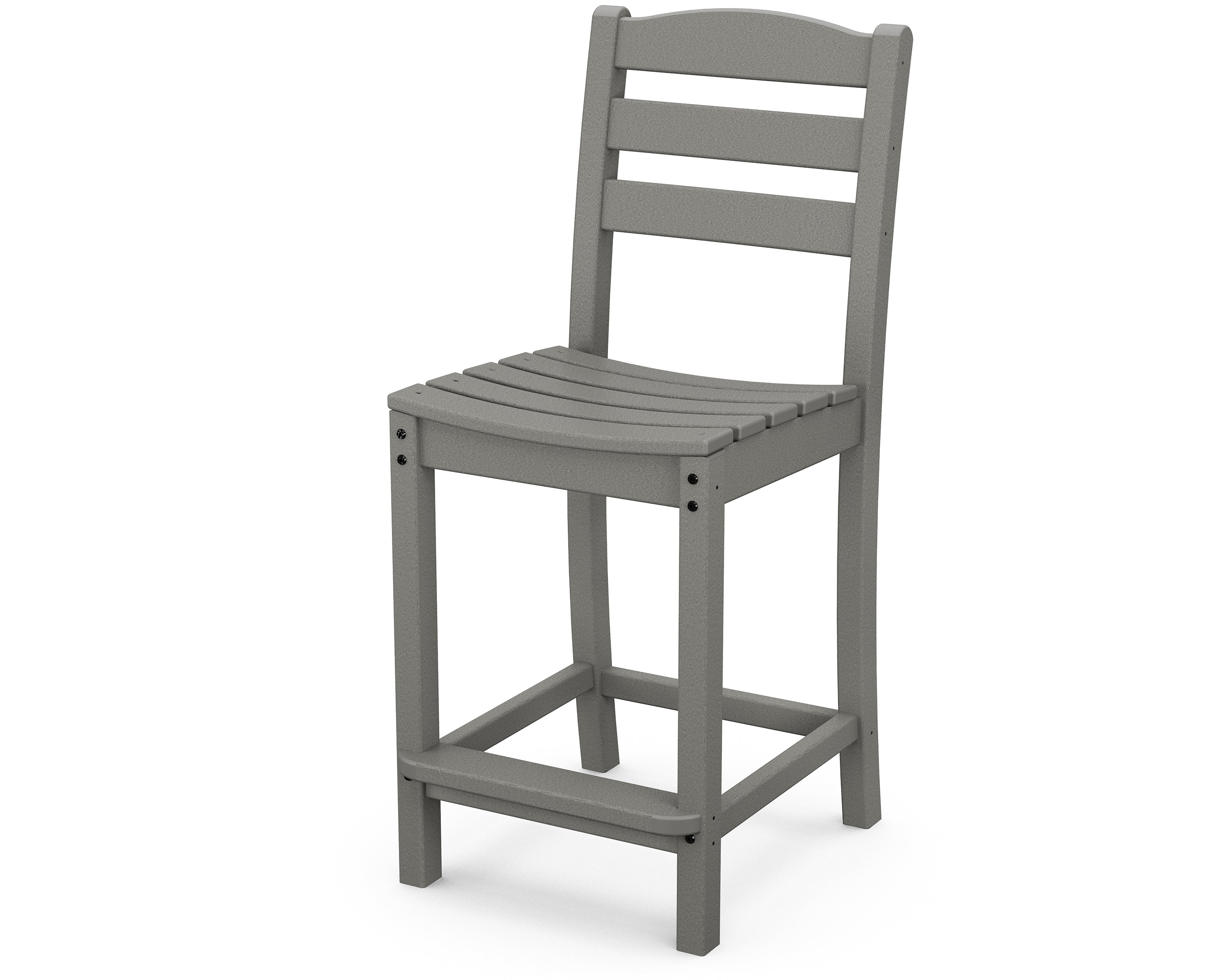 POLYWOOD La Casa Cafe Counter Height Bar Stool - Durable Outdoor/Indoor Dining Chair for Patio, Kitchen, Restaurant & Bar Use