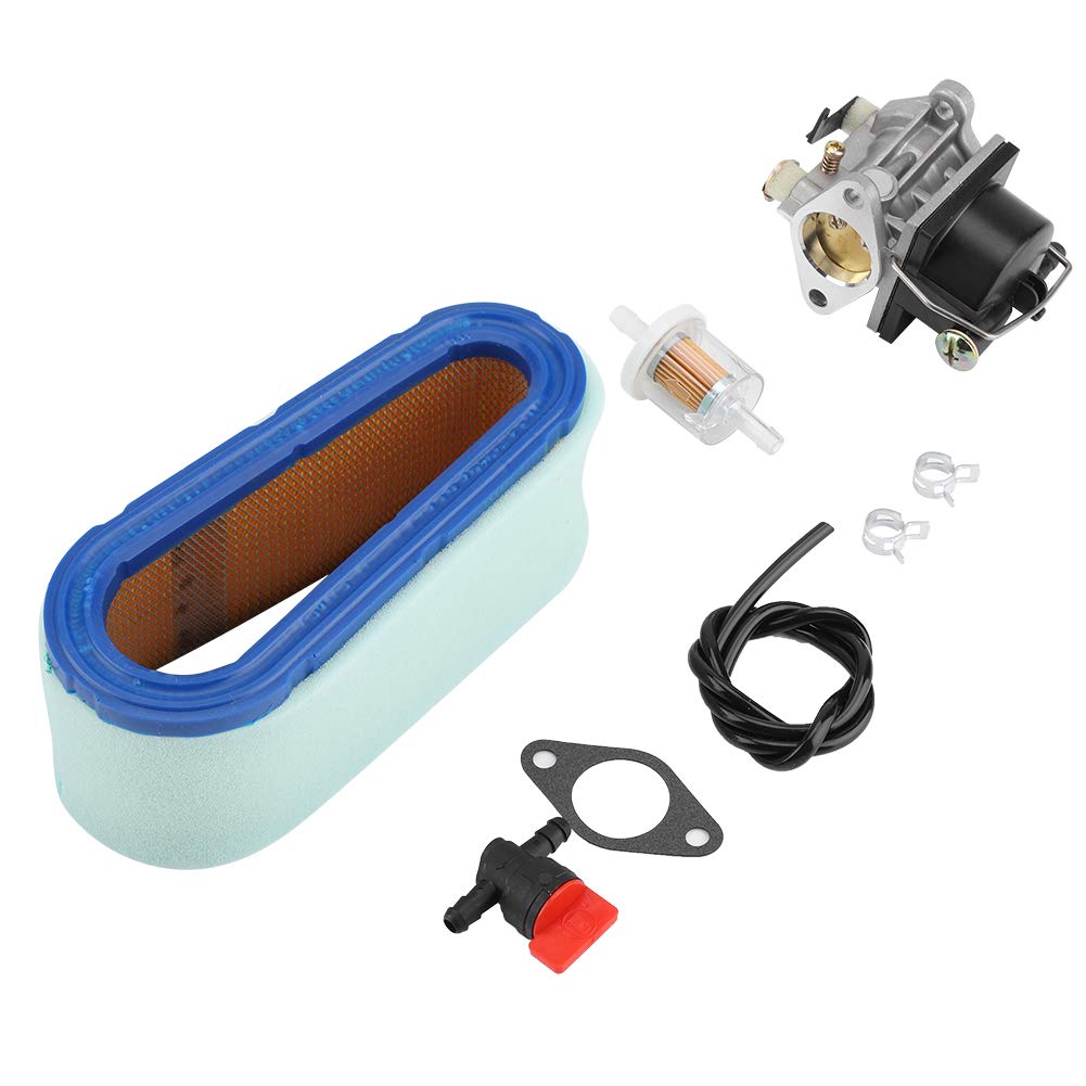 Tecumseh 640065A Carburetor Fuel Filter Kit with Shut Off Valve, Gasket & Air Pre-Filter - Compatible with Lawn Mowers, Snow Blowers & Small Engines - Improves Engine Performance & Fuel Efficiency