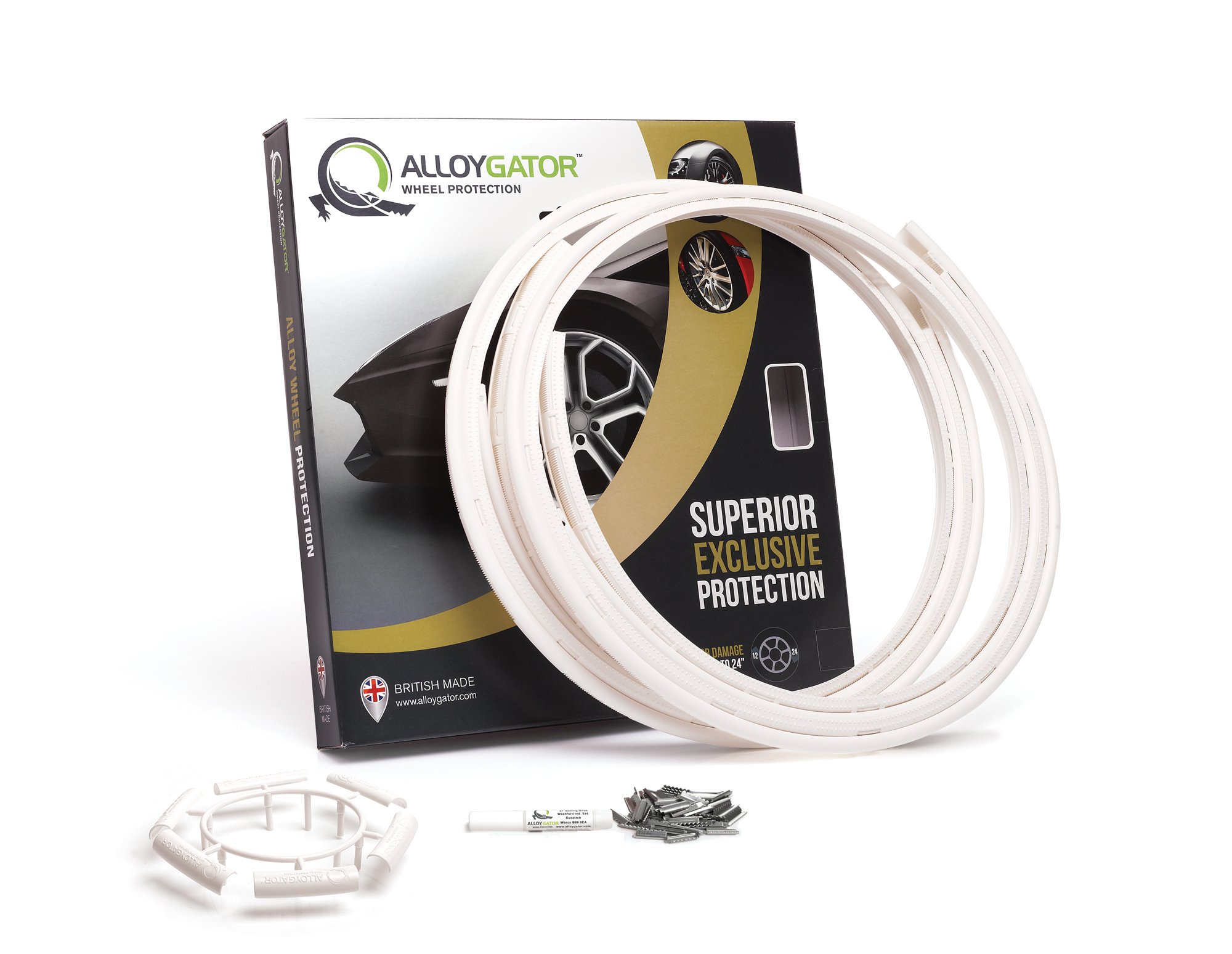 AlloyGator Original Wheel Protectors Set of 4 - Fits 12