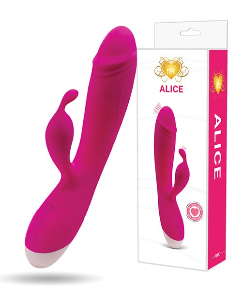 Alice Multi Function Rabbit Vibrator - Pink Adult Toy for Women, Perfect for Solo Play & Couples Use