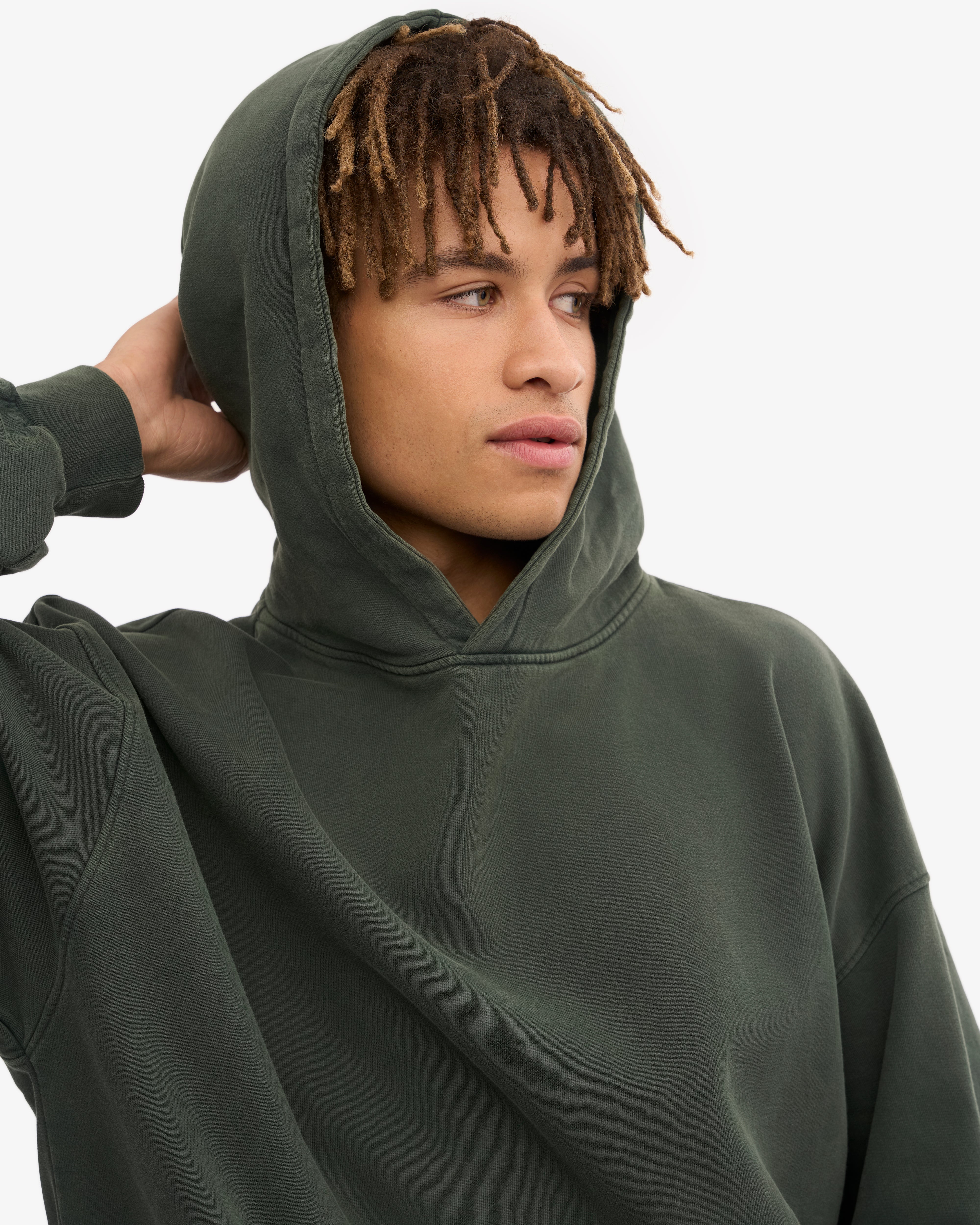 Organic Oversized Hoodie - Midnight Forest Green | Cozy & Comfortable Pullover for Men & Women | Perfect for Casual Wear, Lounging & Outdoor Activities