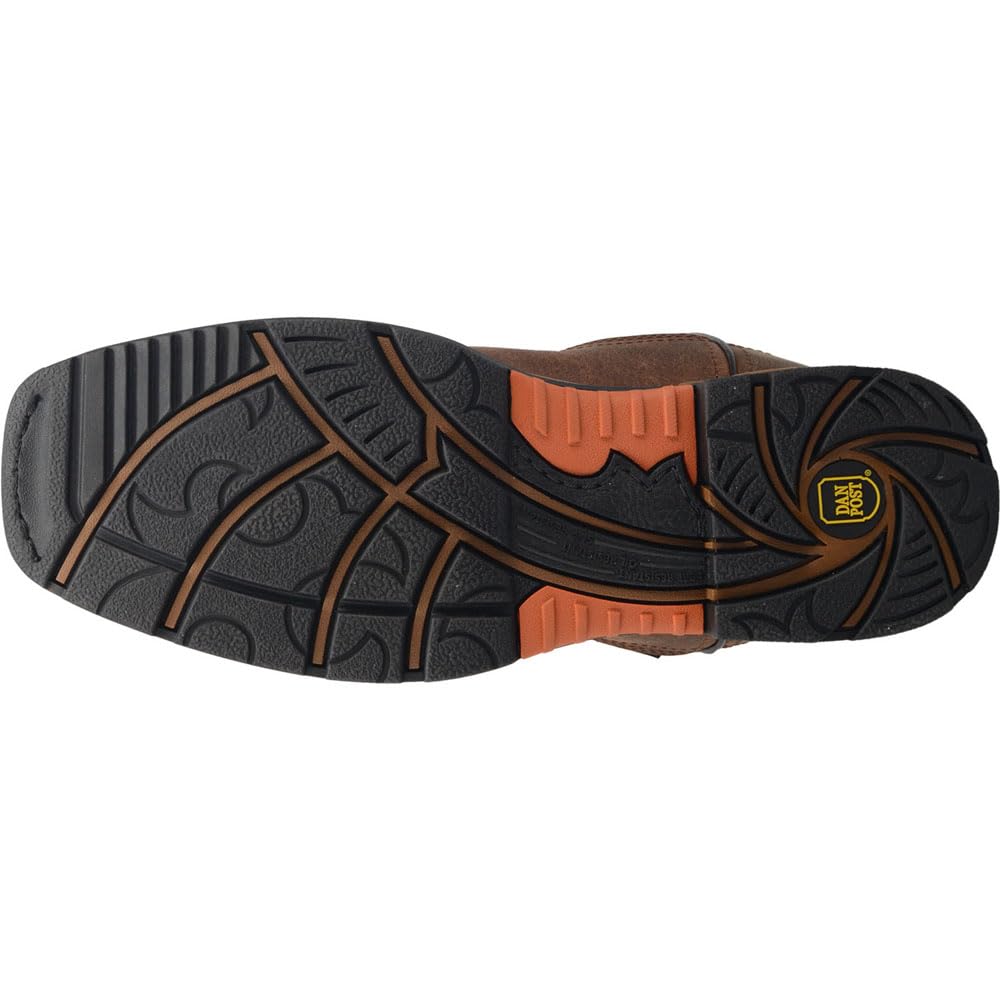 Dan Post Men's Waterproof Western Boots - Storms Eye Style for Outdoor Riding & Ranch Work - Durable & Comfortable for All-Day Wear