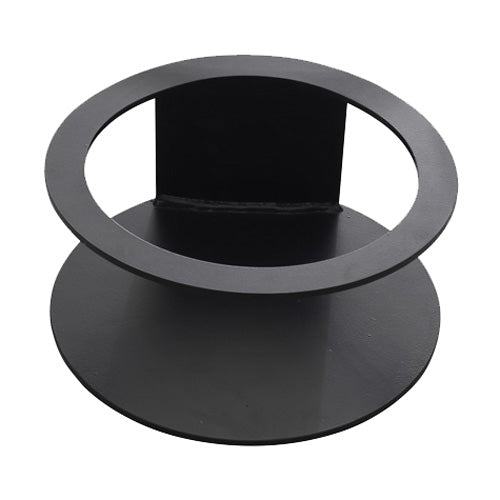 Arcata 922403 8 Quart Round Chafer Stand - Matte Black, 9 3/4