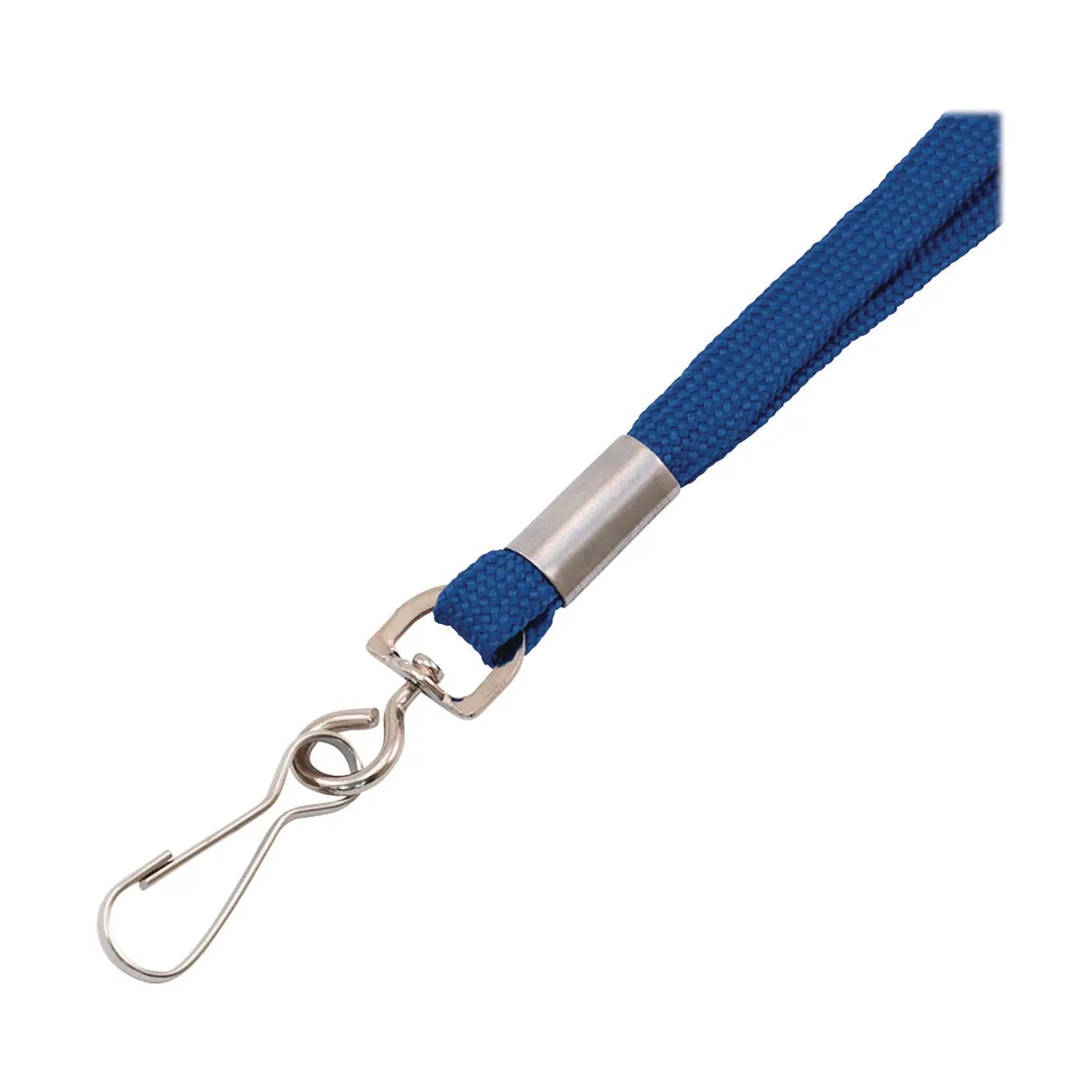 Advantus Premium Blue Lanyard with J Hook - 36 Inch, 100 Pack - Ideal for ID Badges, Keys, and Event Passes - Durable & Comfortable for Work, School, and Conferences