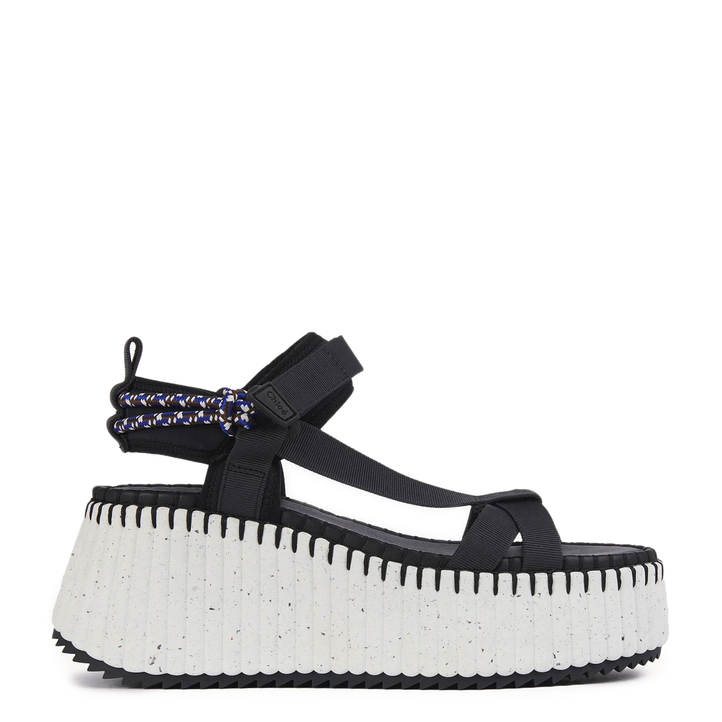 Nama Platform Sandals for Women - Comfortable Black Summer Beach Sandals | Casual Walking, Vacation, and Outdoor Wear