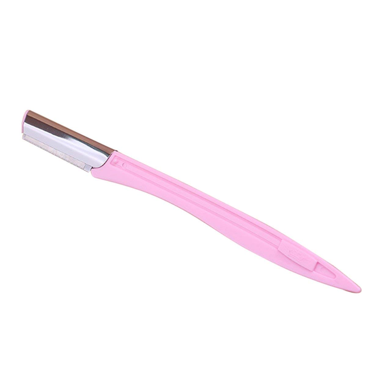 Lorenlli Portable Eyebrow Trimmer for Women - Stainless Steel Eyebrow Razor & Hair Removal Scraper - Perfect for Eyebrow Shaping, Makeup Prep & Travel Grooming