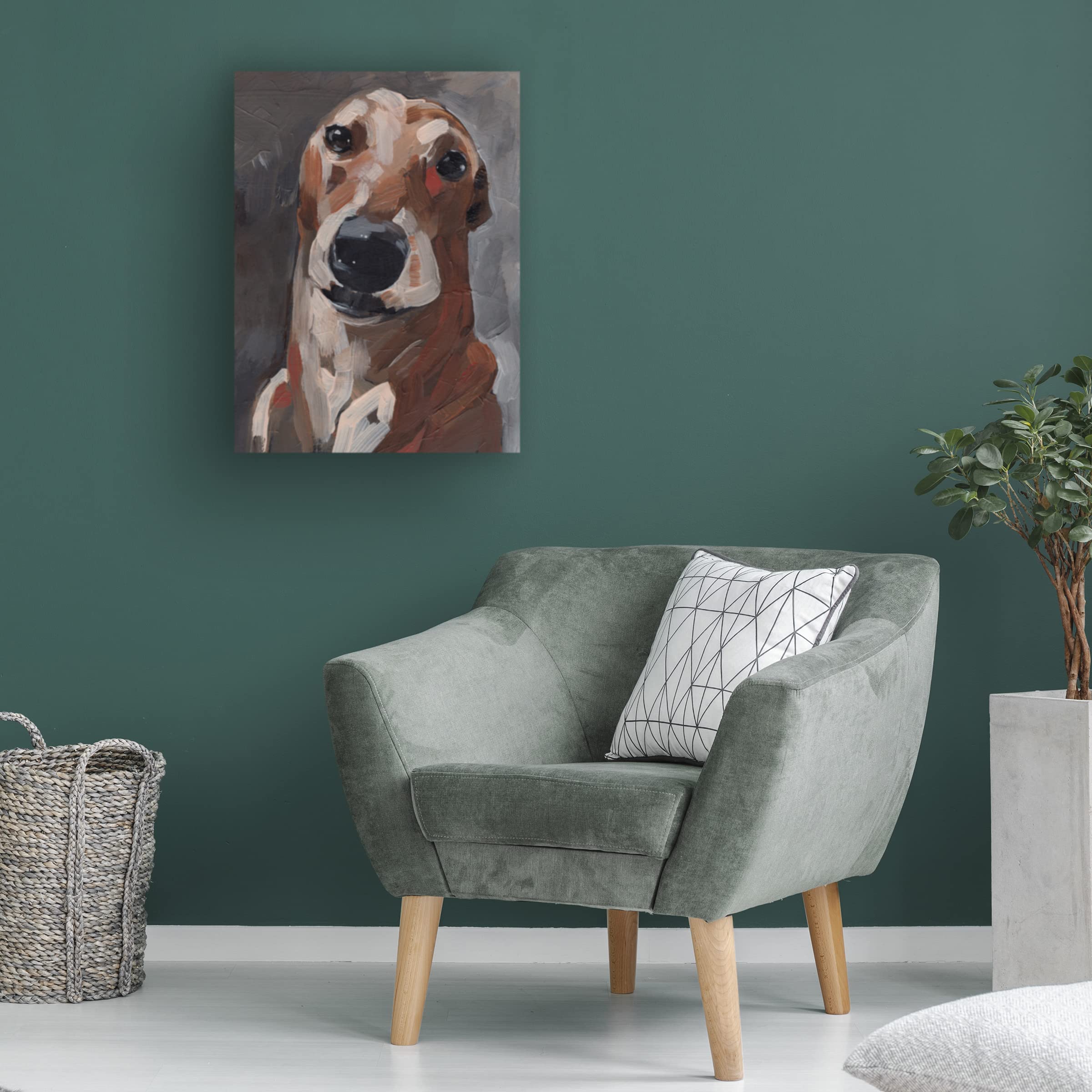 Jennifer Paxton Parker 'Good Boy I' Canvas Art Print - Premium Dog Pet Lover Wall Decor for Living Room, Bedroom & Office - Trademark Fine Art Collection