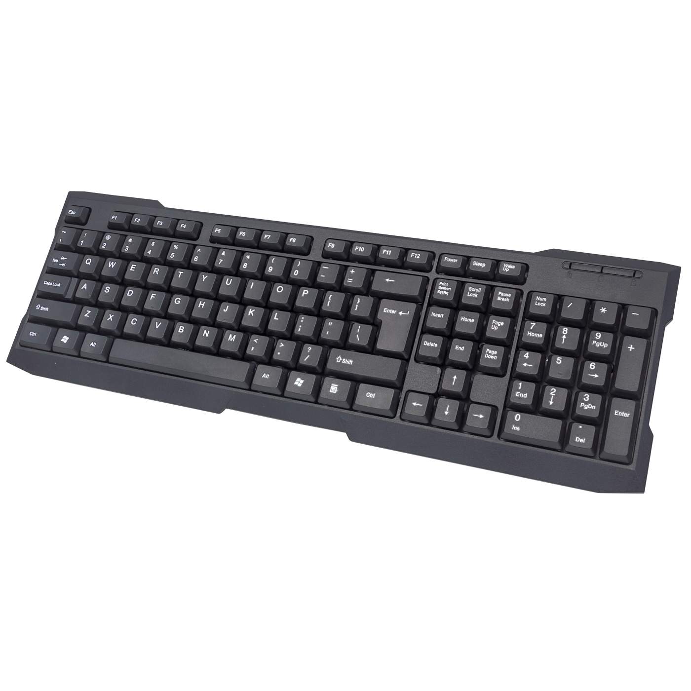 Ergonomic Wireless Keyboard with Backlit - Quiet Typing, Long Battery Life for Office, Gaming & Home Use