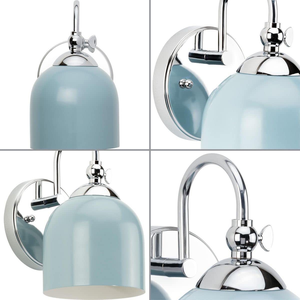 Progress Lighting P300381-015 Dalton Bathroom Vanity Light Fixture in Chrome Finish - Perfect for Modern Bathrooms, Powder Rooms & Dressing Areas