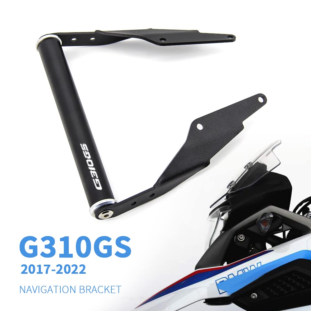 Motorcycle GPS Phone Mount Bracket for BMW G310GS G 310 GS (2017-2022) - Windshield Navigation Holder for Smartphones, Waterproof & Vibration Proof - Perfect for Adventure Riding, Commuting & Road Trips