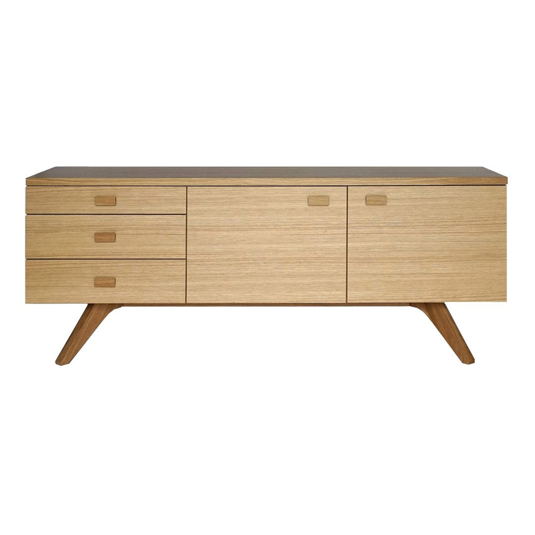 Matthew Hilton Cross Sideboard Case - Modern Wooden Storage Cabinet for Living Room, Bedroom & Office | Stylish Furniture Organizer for Home Decor
