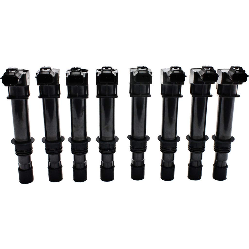 2007-2008 Dodge Nitro Ignition Coil Set - 8 Pack 12V Coil-on-Plug Replacement Parts | Compatible with Dodge Nitro 3.7L V6 Engine | Perfect for Engine Tune-ups & Performance Upgrades