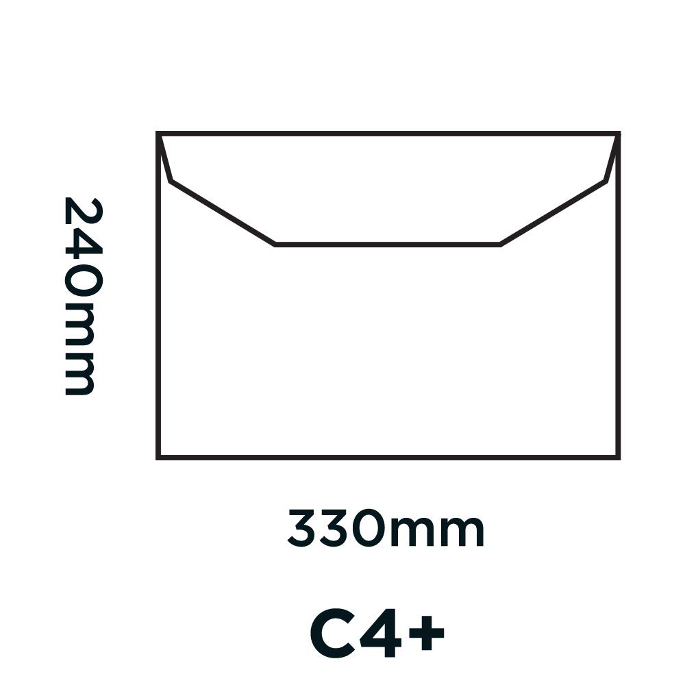 Purely Everyday C4+ 240 x 330 mm 100 GSM Self-Sealing Mailing Envelopes (9709) White - Pack of 250 - Perfect for Shipping Documents, Photos, Invitations & Business Mail