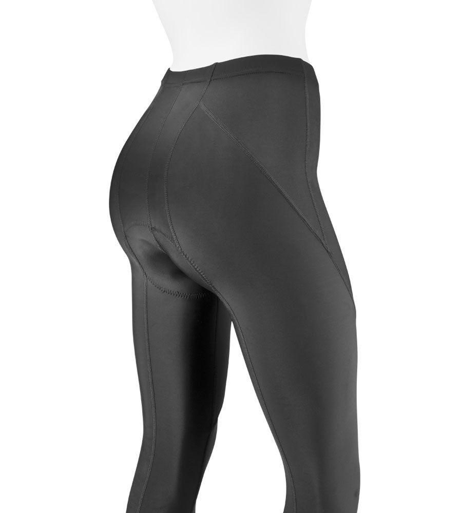 Women's High-Performance Padded Cycling Tights - Breathable Compression Spandex Bike Shorts for Road & Mountain Biking - Made in USA - Perfect for Long Rides & Training Sessions