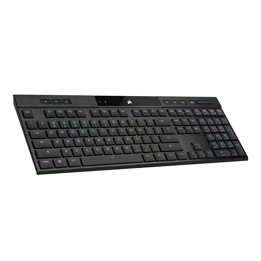 Corsair K100 RGB AIR Wireless Mechanical Gaming Keyboard - Ultra-Thin Design, Fastest OPX Optical Switches, RGB Backlit - Perfect for Gaming, Streaming & Office Work