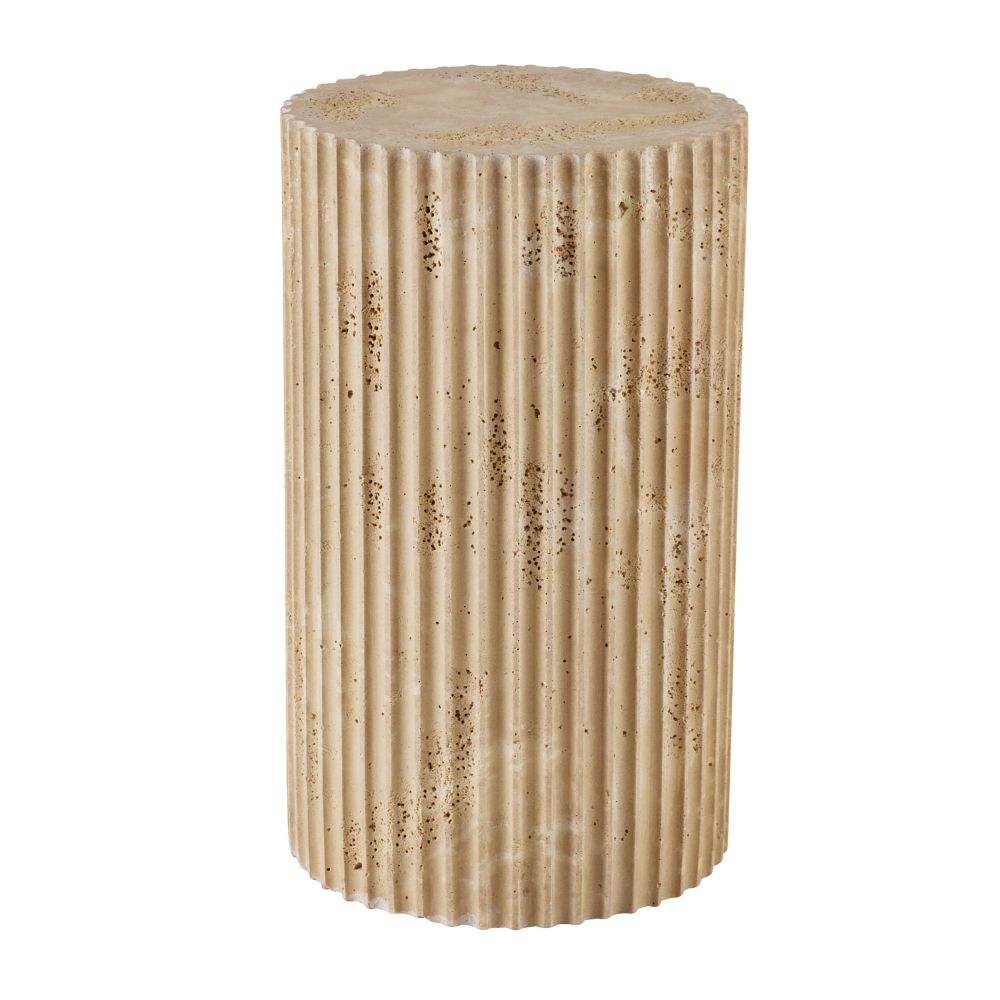 Stylish Brown Wooden Accent Table - Angelo Side Table for Living Room, Bedroom & Office Decor - Perfect for Small Spaces & Home Staging