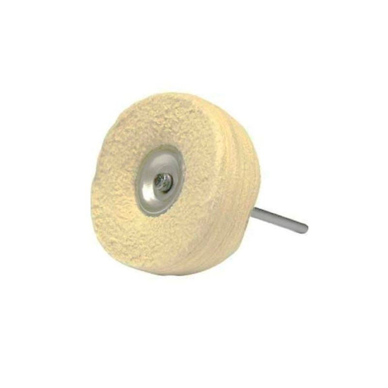 Chamois Buffing Wheel Bit for Polishing Metal, Wood & Auto Detailing – Perfect for Car Paint Correction, Jewelry Making & DIY Projects