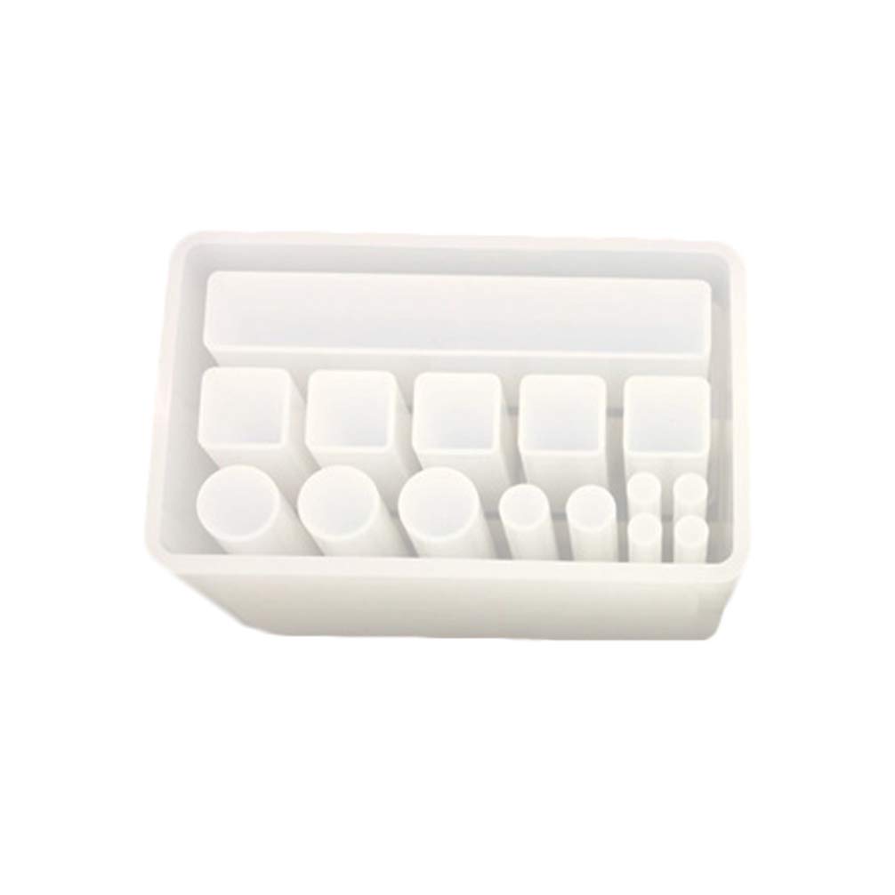 Milisten Silicone Lipstick Mold - DIY Epoxy Resin Casting Molds for Lipstick Storage Holder & Craft Art | Perfect for DIY Lipstick Cases, Makeup Organizers & Resin Jewelry Projects