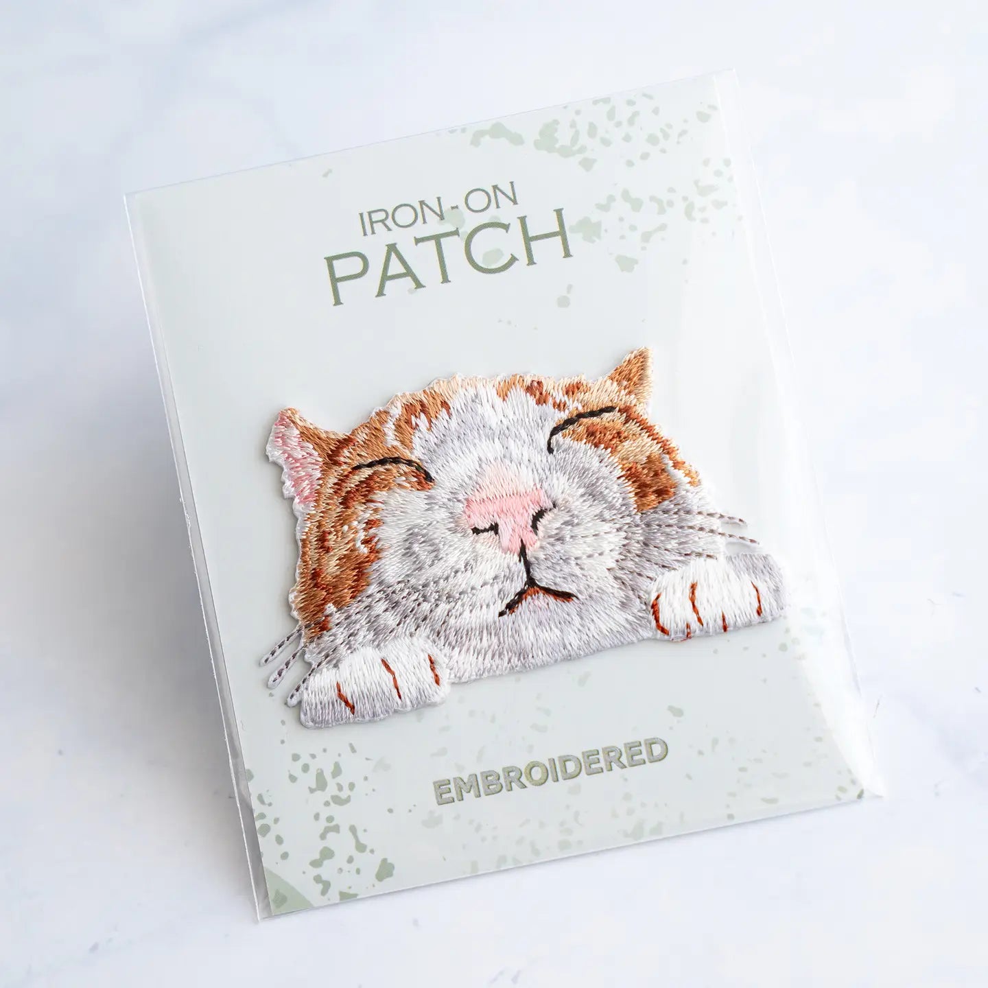 Cute Kitten Iron On Patch - DIY Embroidered Applique for Jackets, Bags, Hats & Denim - Perfect for Customizing Clothes & Accessories