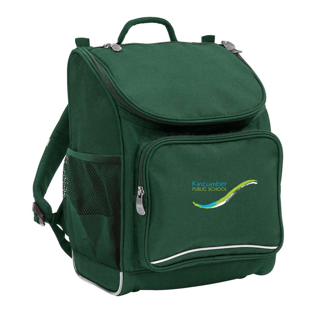 Kincumber Public School Mighty Tuff Pack PRIMARY 24L Backpack - Durable Green School Bag for Kids | Perfect for School, Travel & Outdoor Activities