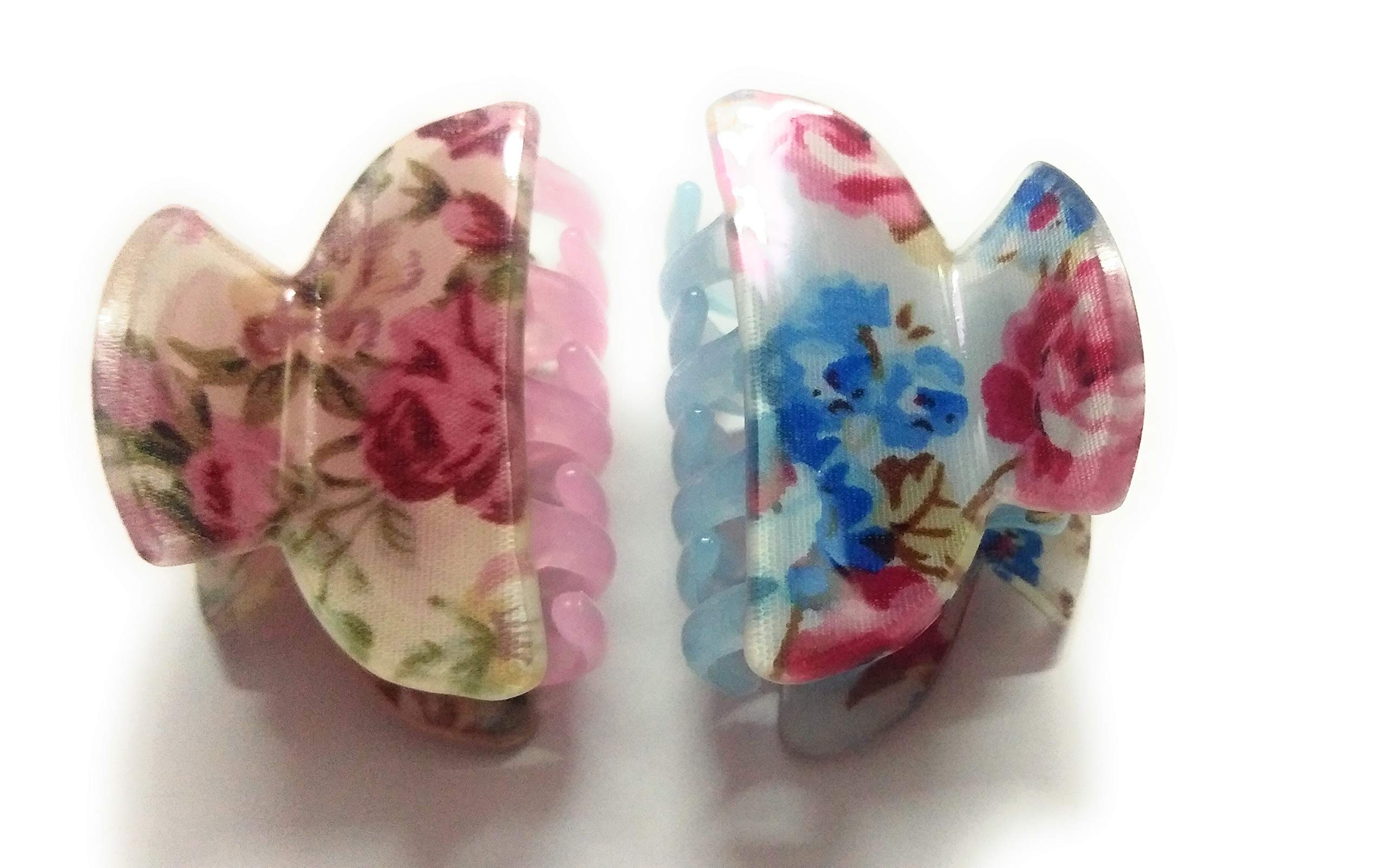 Sonpal Plastic Small Hair Clutchers - Half Hair Claw Clip for Women & Girls (Pack of 4) | Perfect for School, Work, Gym & Everyday Styling