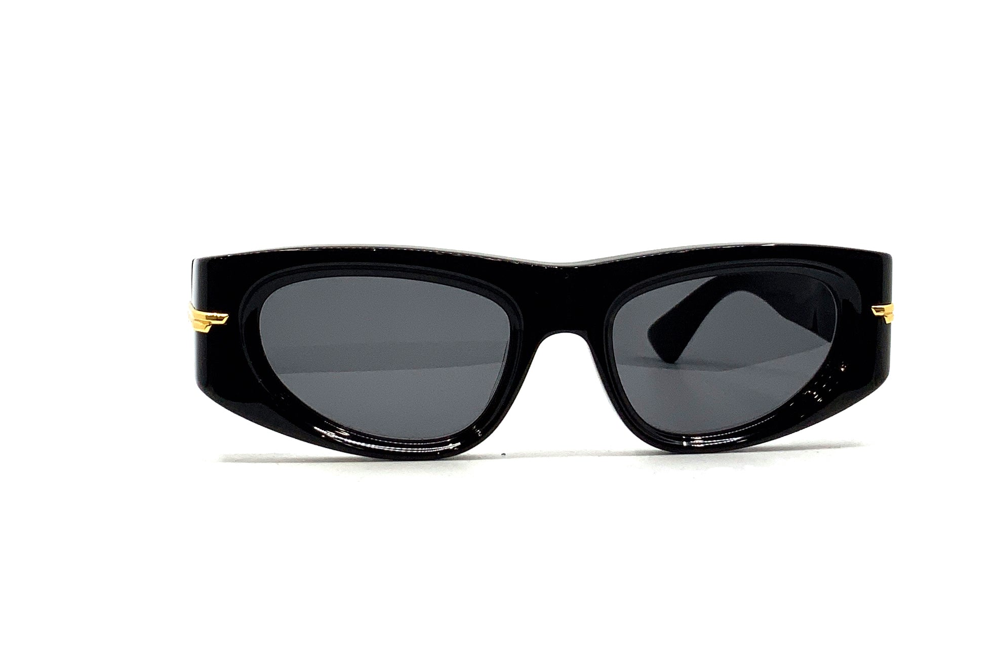 Bottega Veneta BV1144S (001) Sunglasses - Luxury Polarized UV Protection for Men & Women - Perfect for Outdoor Activities, Travel, and Fashion Accessories
