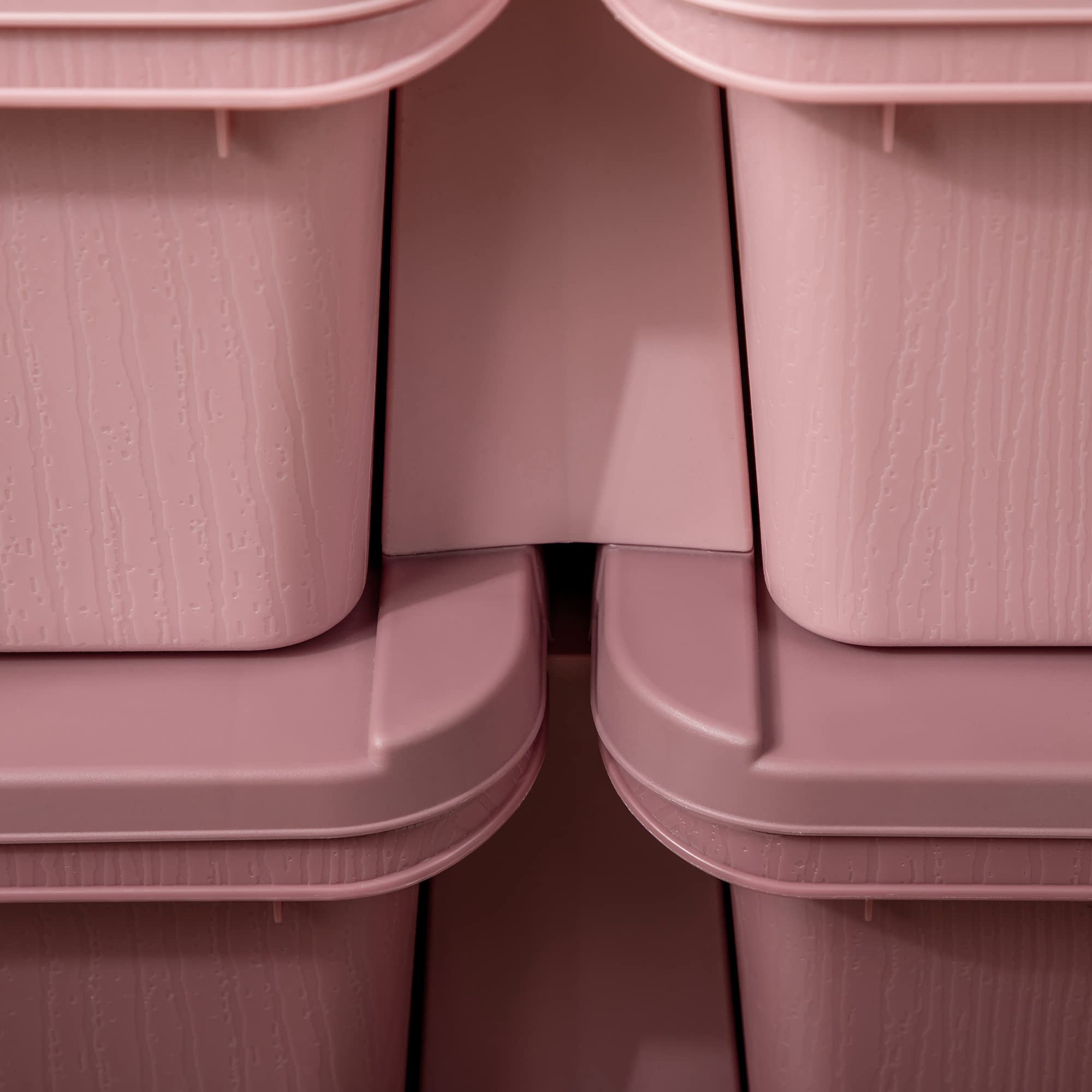 Qaba 3-Tier Kids Storage Unit with 6 Drawers - Toy Organizer with Plastic Bins for Boys & Girls - Nursery, Bedroom, Kindergarten & Living Room Storage Solution - Perfect for Toys, Books & Clothes (Pink)