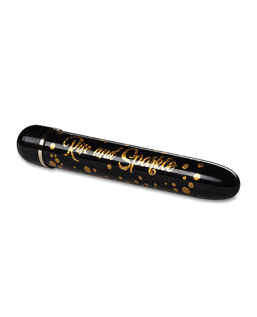 Blush The Collection Rise & Sparkle Slim Vibe Black - Elegant Slim Vibrator for Women, Perfect for Solo Play & Couples Intimacy