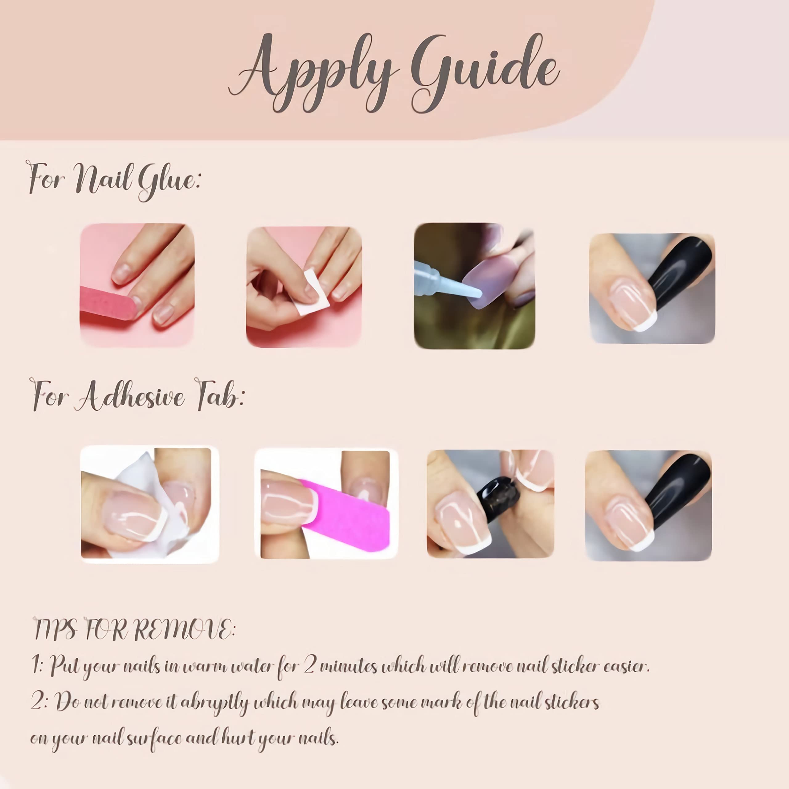 BABALAL 24pcs Coffin Press-On Nails - Matte Glue Long Fake Nails with Leopard Print Design, Ballerina Acrylic Full Cover Stick on Nails for Women | Perfect for Parties, Weddings, and Special Occasions