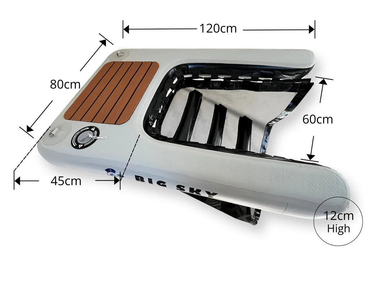 Inflatable Pontoons for Boats - Lightweight & Portable Inflatable Dog Ramp for Easy Water Access | Perfect for Kayaks, Canoes & Beach Trips with Pets