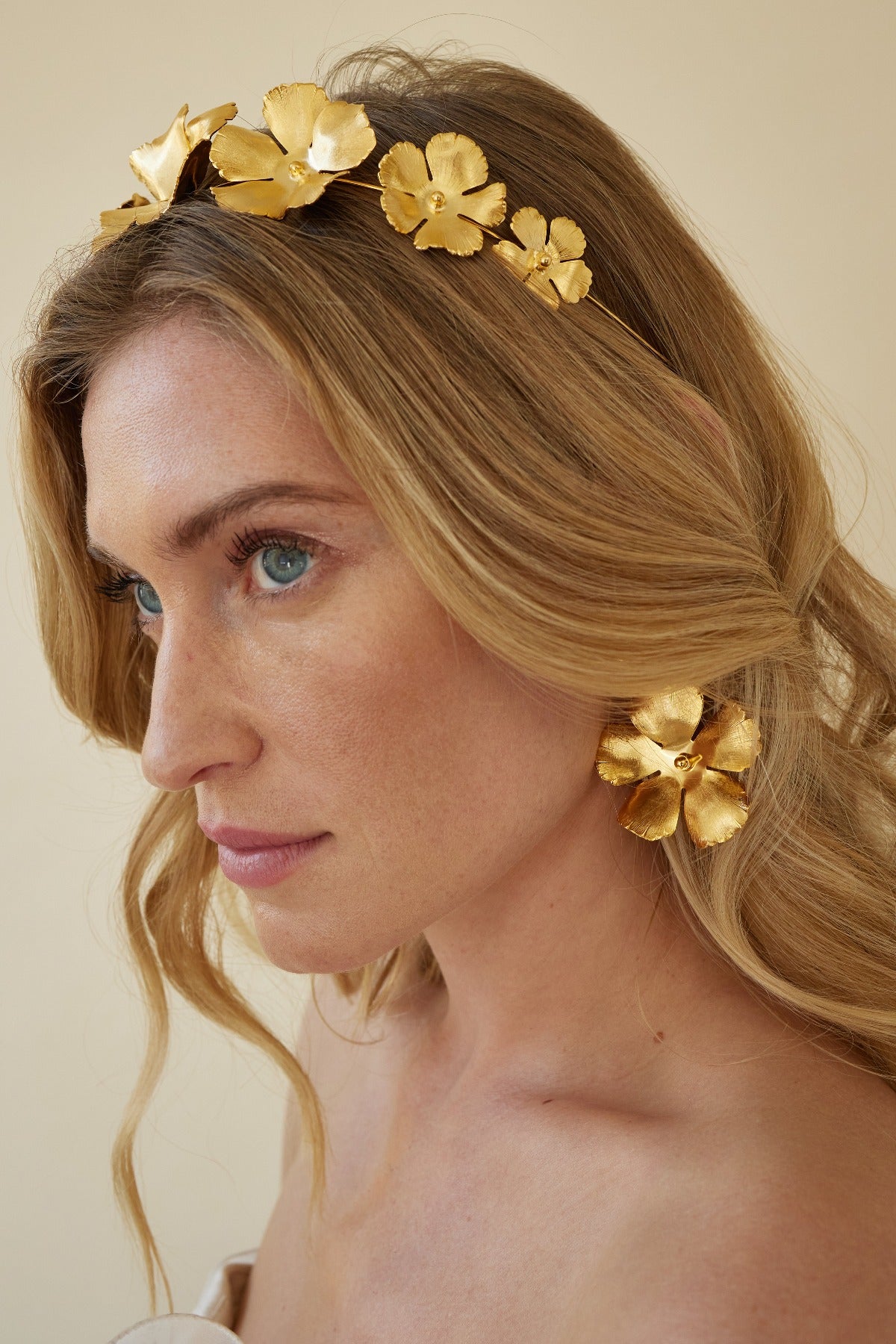 Eden Floral Headband for Women - Elegant Flower Hair Accessory for Weddings, Parties & Boho Style | Perfect for Brides, Bridesmaids & Festival Outfits
