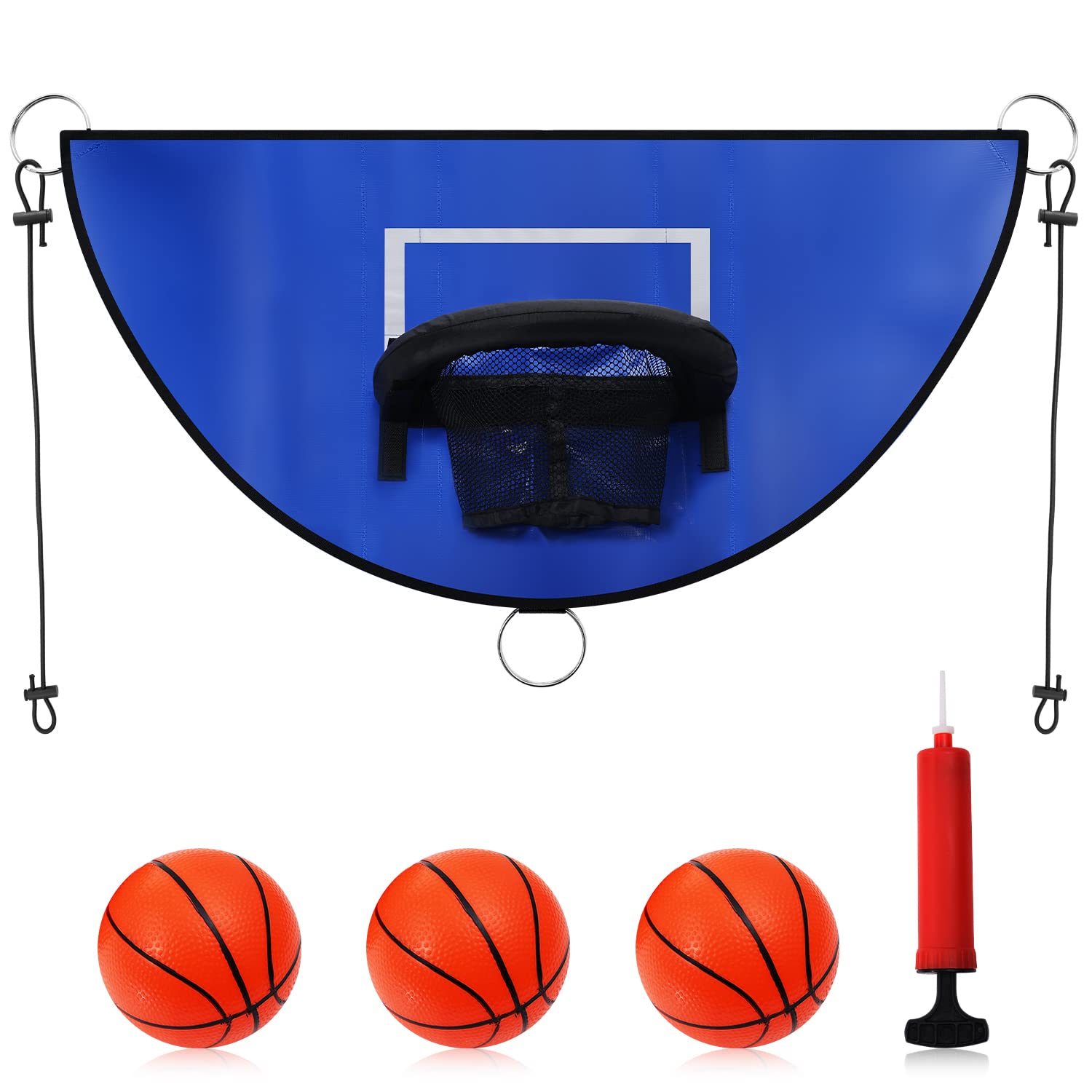 Trampoline Basketball Hoop with Mini Balls for Indoor/Outdoor Fun
