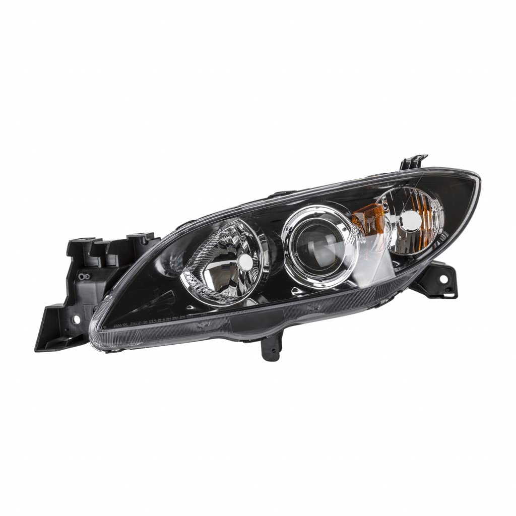 2004-2009 Mazda 3 Driver Side Headlight Replacement - CAPA Certified (MA2518108/BN8P-51-0L0D) - Perfect for Night Driving & Auto Repair