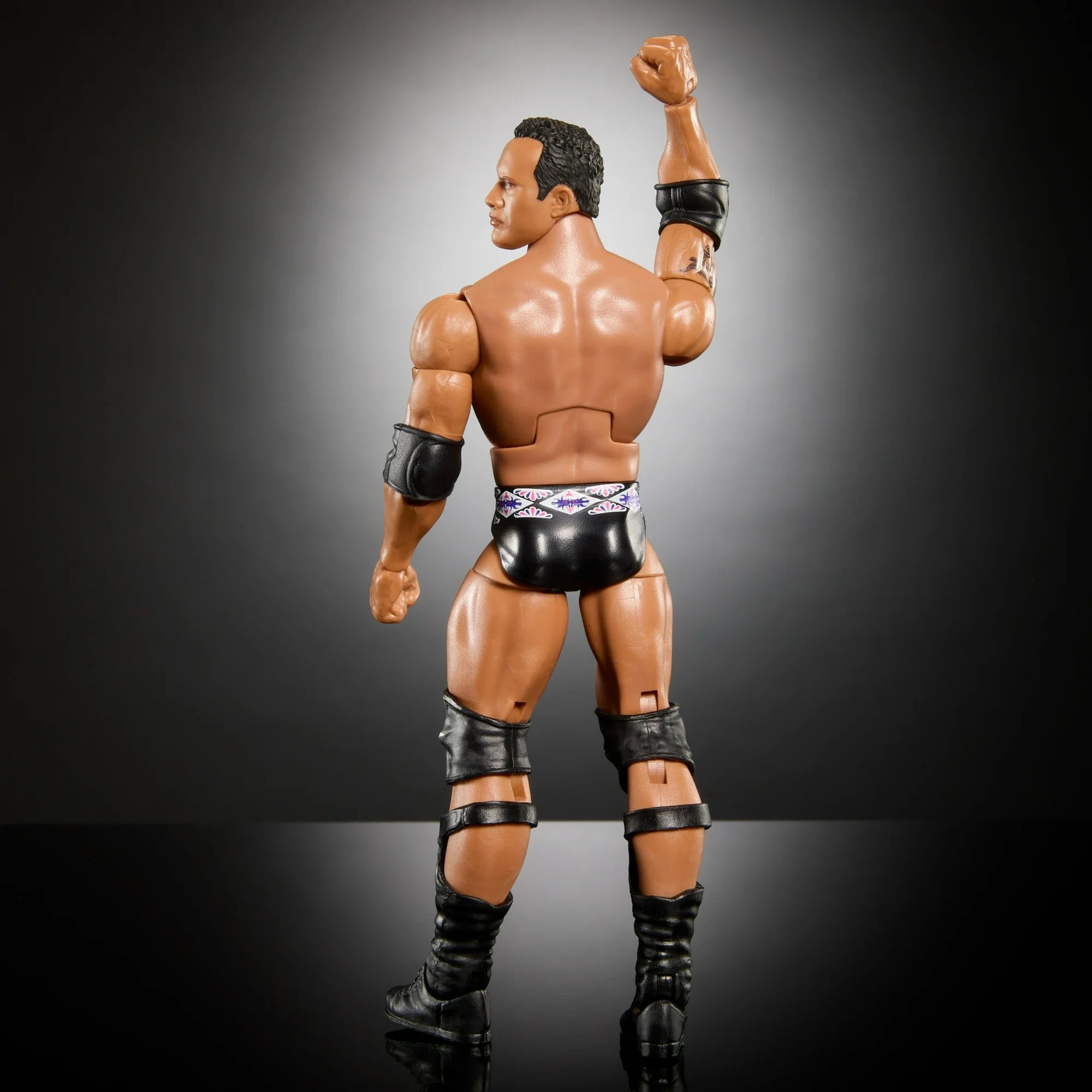 WWE Monday Night War Elite Collection The Rock Action Figure - Authentic Collectible for WWE Fans & Wrestling Enthusiasts | Perfect for Display, Gifts, and Memorabilia
