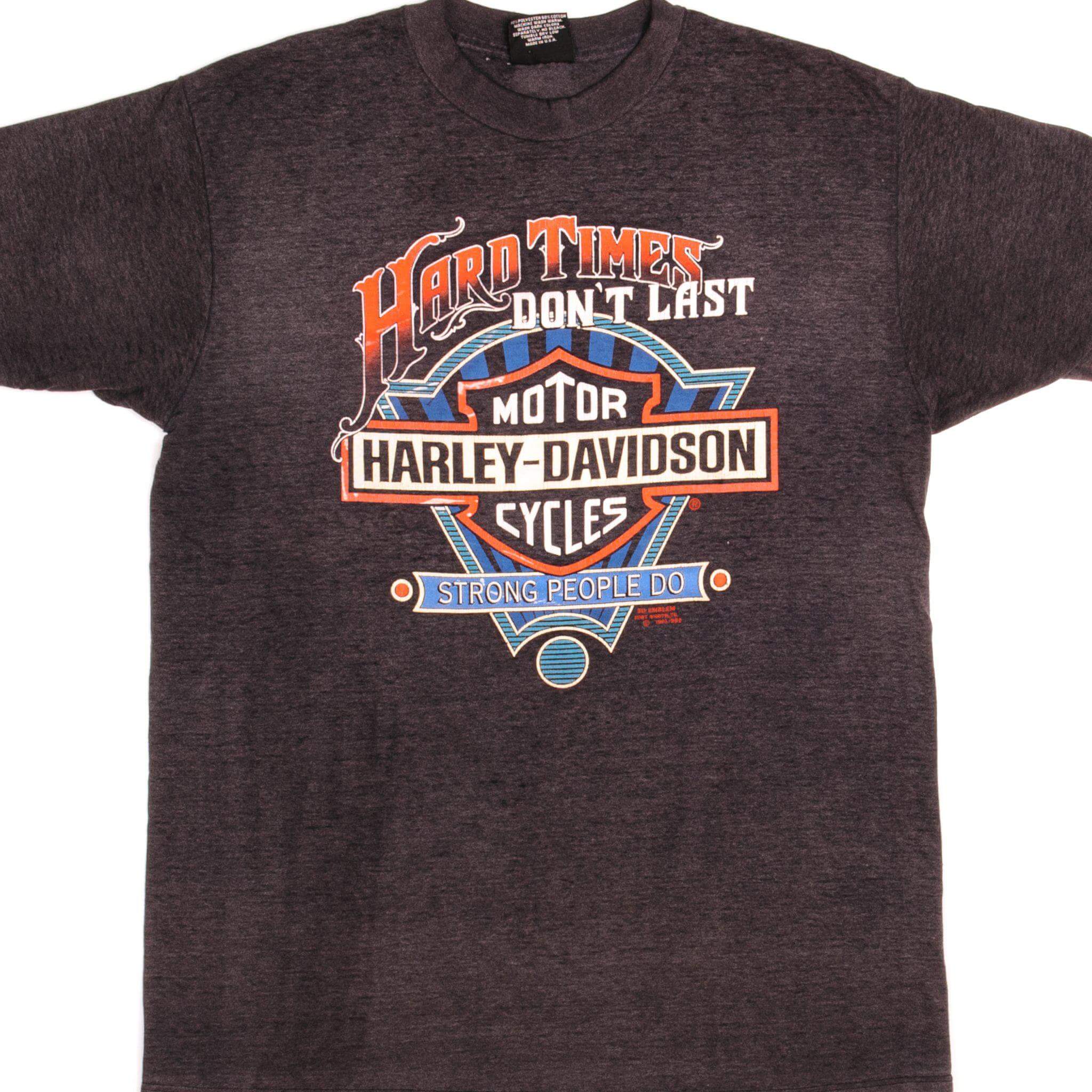 Vintage 3D Emblem Harley Davidson T-Shirt 1991 - Size Large - Made in USA - Perfect for Motorcycle Riders & Vintage Collectors