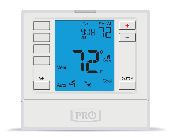 PRO1 IAQ T755S 3H/2C Universal Programmable Thermostat - Smart Home Temperature Control for HVAC Systems | Perfect for Residential & Commercial Use