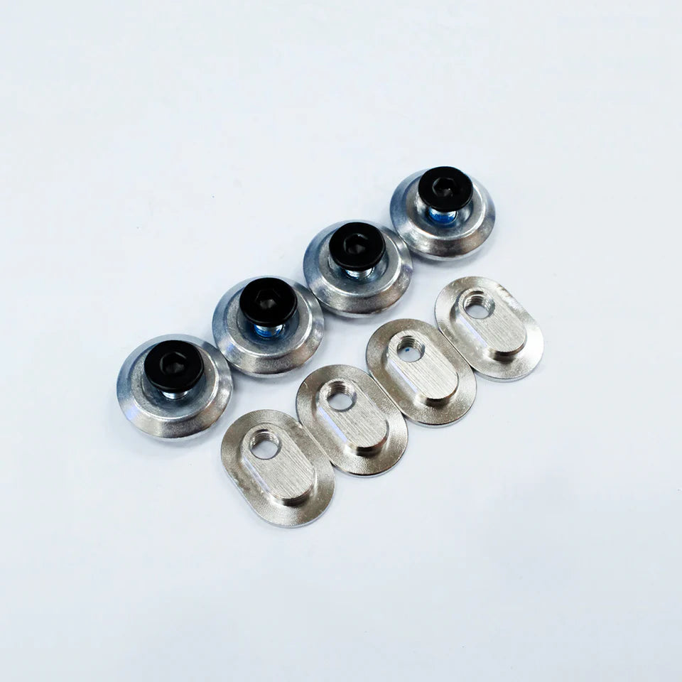 Silver & Black Replacement Cuff Hardware for Watches & Bracelets - Perfect for DIY Jewelry Repair and Watchband Customization