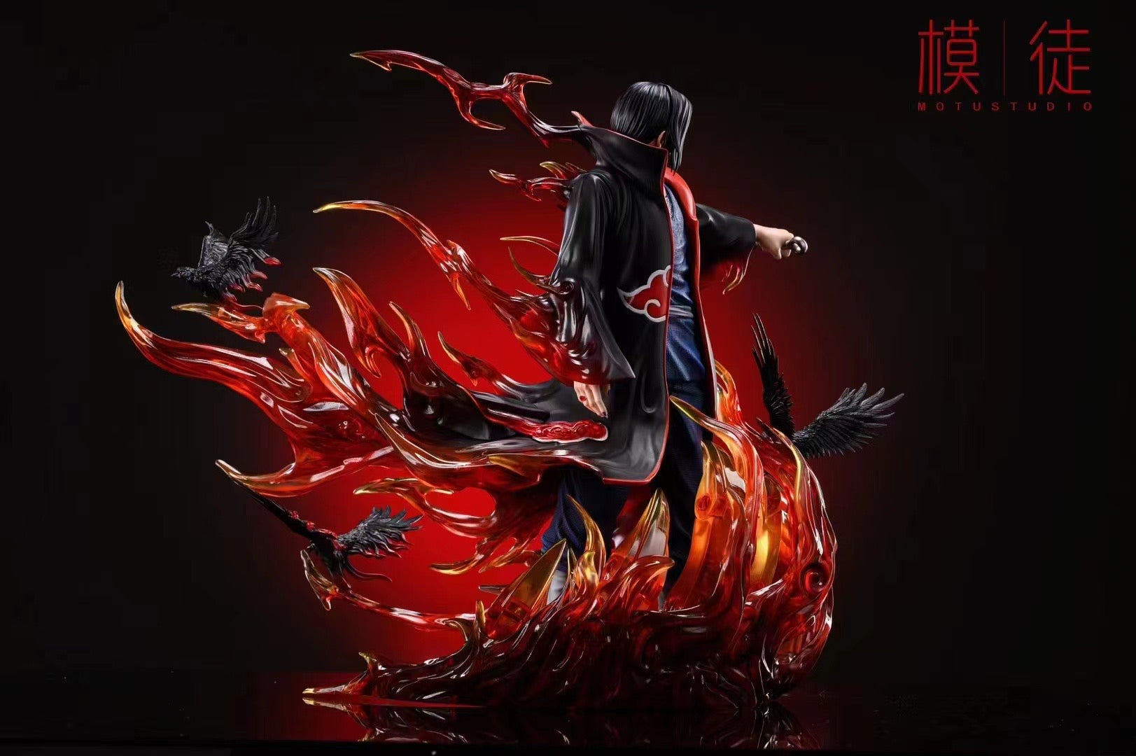 MOTU Studio Itachi Uchiha Anime Figure - Premium Collectible Naruto Shippuden Character Statue for Fans & Decor | Perfect for Home Display, Office Decor, and Anime Collections