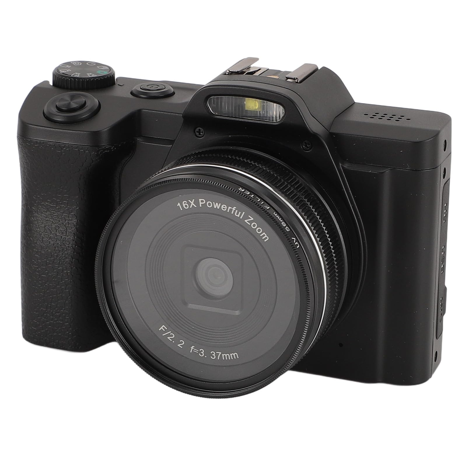 5K Digital Camera for Photography & Vlogging - 48MP Autofocus Camera with 58mm UV Lens, 16X Zoom, 3.5
