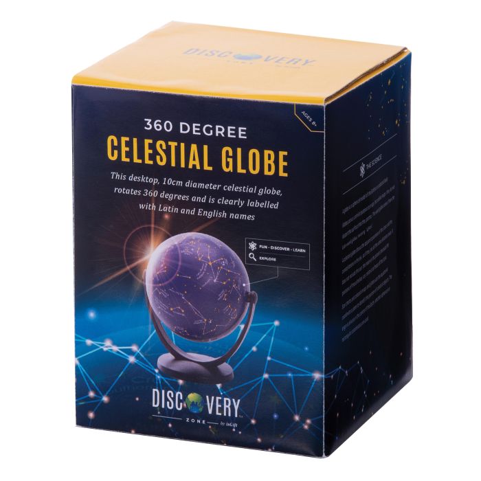 Discovery Zone 360 Degree Rotating Illuminated Star Globe - Educational Astronomy Decor for Kids & Adults, Perfect for Bedroom, Classroom & Home Office Decor