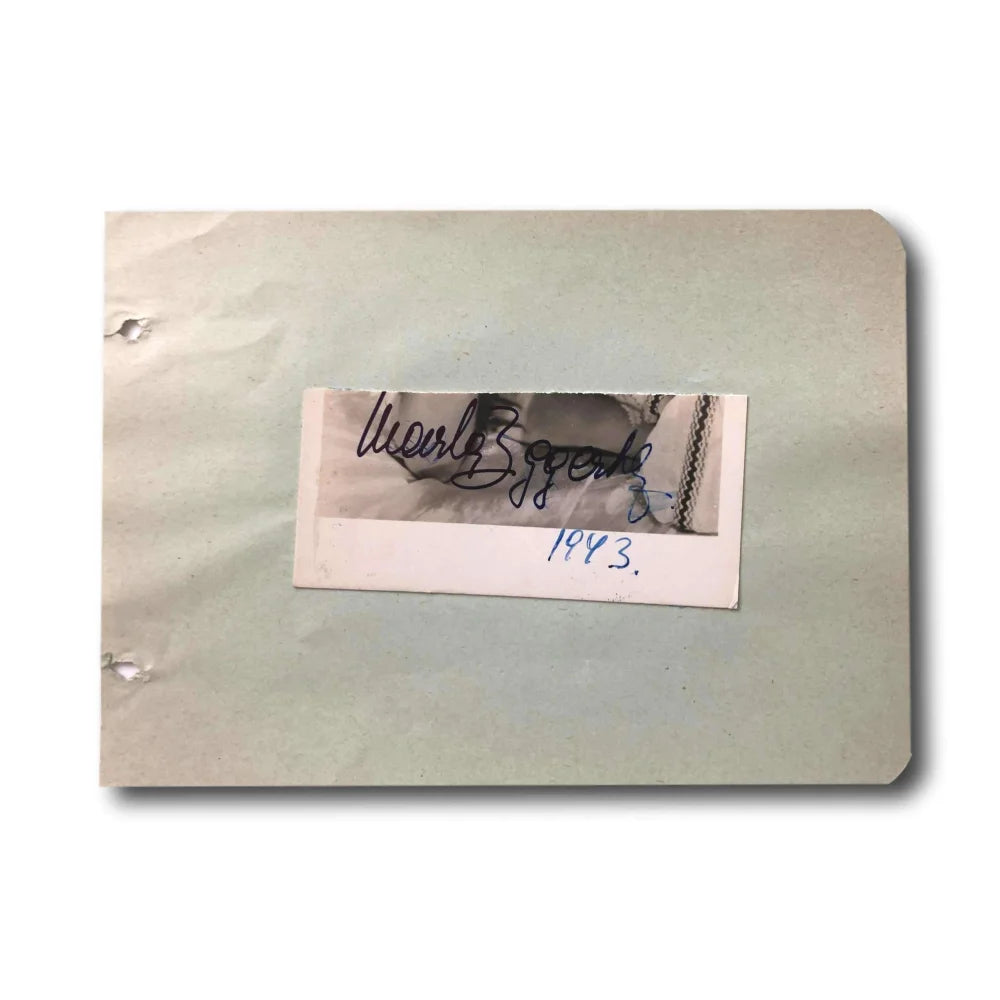 Marta Eggerth Hand Signed Album Page with JSA COA - Authentic Opera Singer Autograph for Collectors, Fans & Music Memorabilia Enthusiasts - Perfect for Framing, Display & Gifts