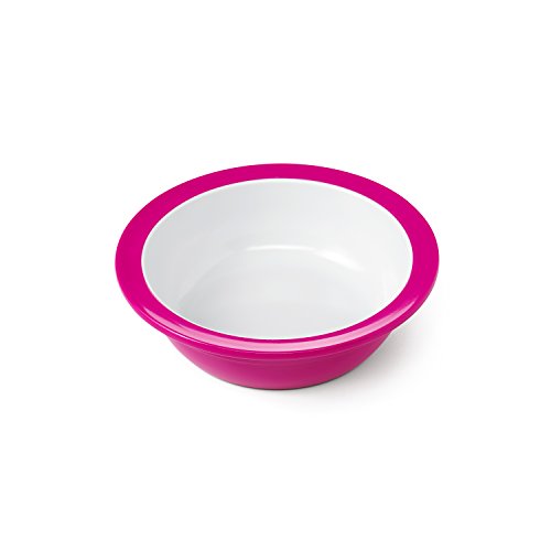OXO Tot Melamine Bowl - BPA-Free, Durable & Dishwasher Safe Baby Feeding Bowl in Pink - Perfect for Toddlers, Infants & Kids Mealtime at Home or Travel