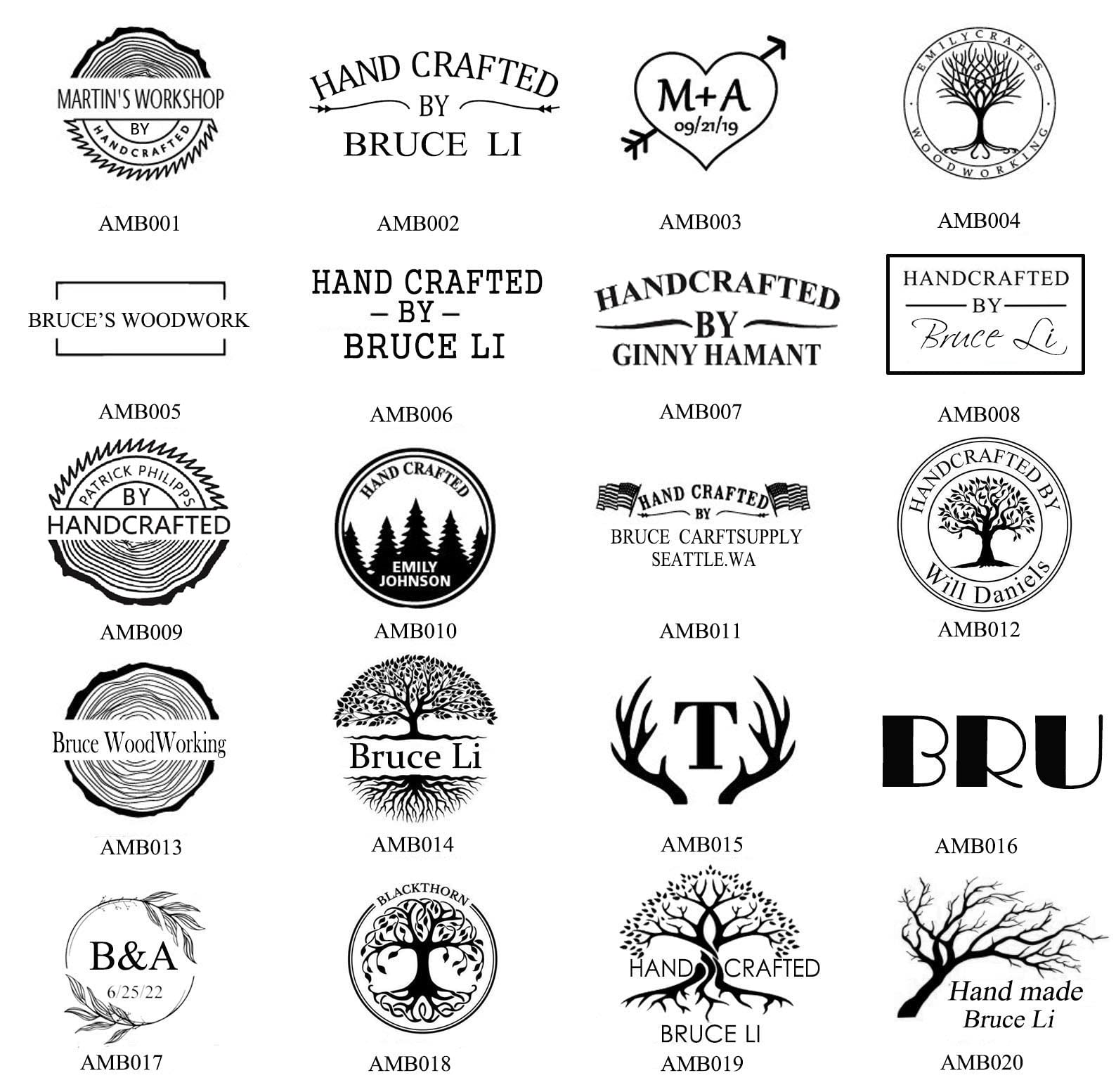Custom Branding Iron Stamp for Leather & BBQ - 3