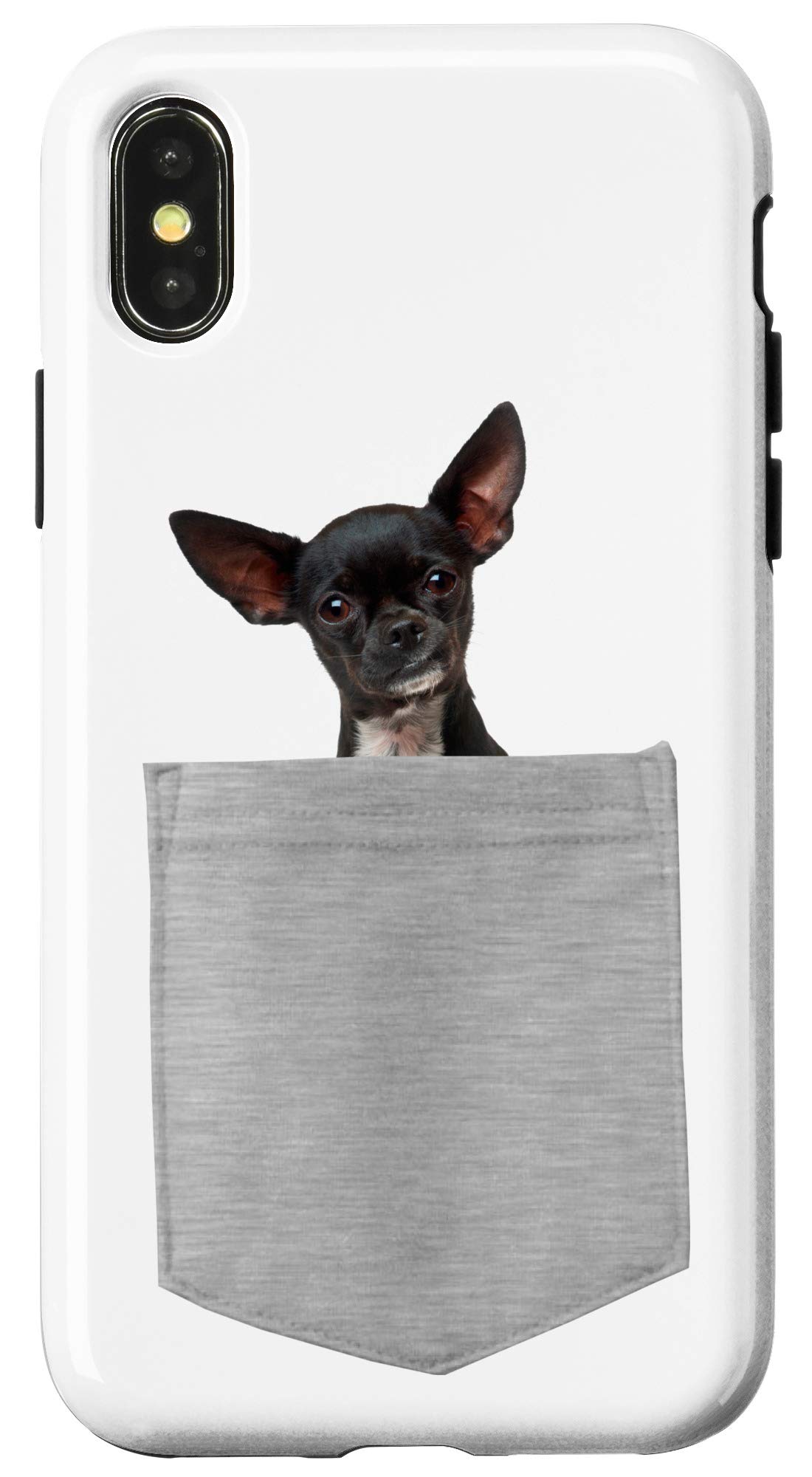 iPhone X/XS Chihuahua Dog Phone Case - Cute & Protective Cover for Your Pocket Pet | Perfect for Dog Lovers & Daily Use