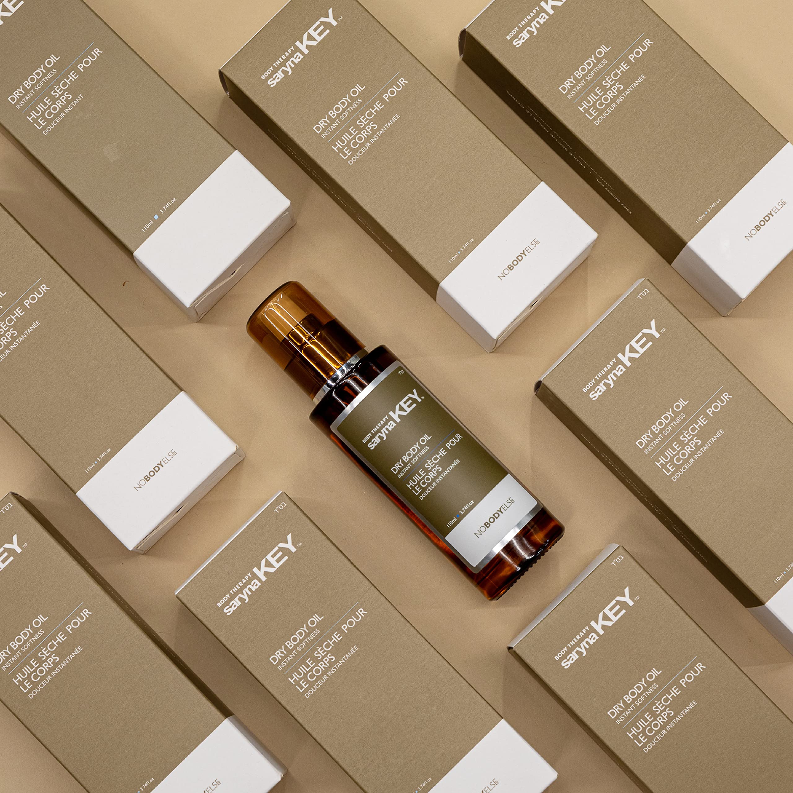 Organic Saryna Key Body Oil for Dry & Normal Skin - Pure African Shea Butter, Olive & Jojoba Oil - Hydrating Moisturizer for Women - Natural Shea Cream - Best for Daily Skincare, Massage & Post-Shower Hydration