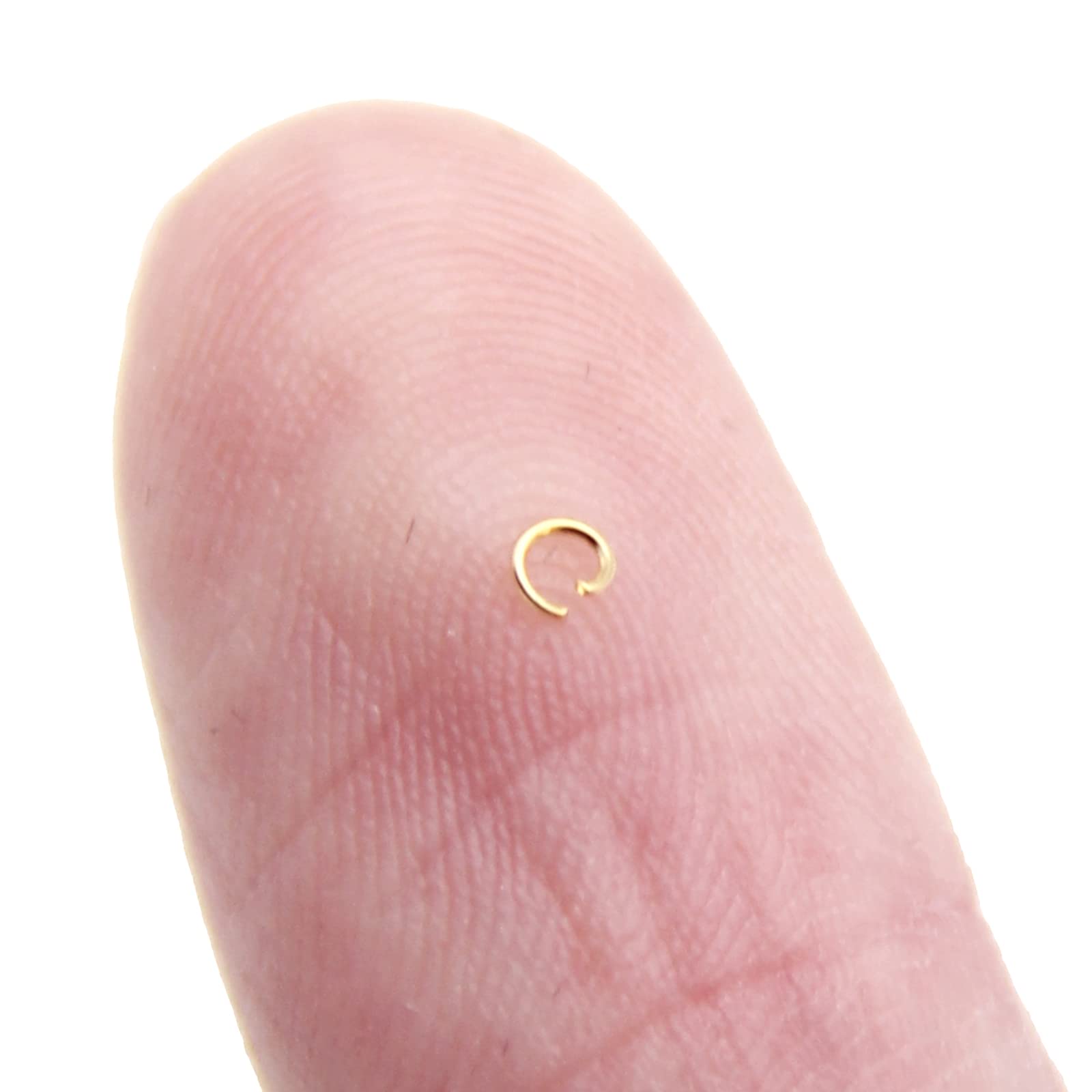 18K Gold Plated 2mm Open Jump Rings - 100PCS Jewelry Making Supplies for Necklaces, Bracelets & DIY Crafts - Miniature Jewelry Findings for Beading & Chainmail Projects