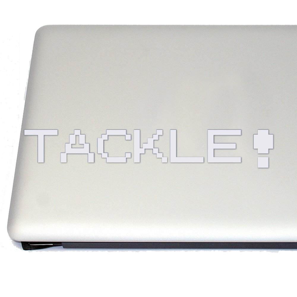 Cosplay & Fan Gear Tackle Pocket Vinyl Decal Sticker (White) - Perfect for Laptops, Cars, Water Bottles & DIY Crafts